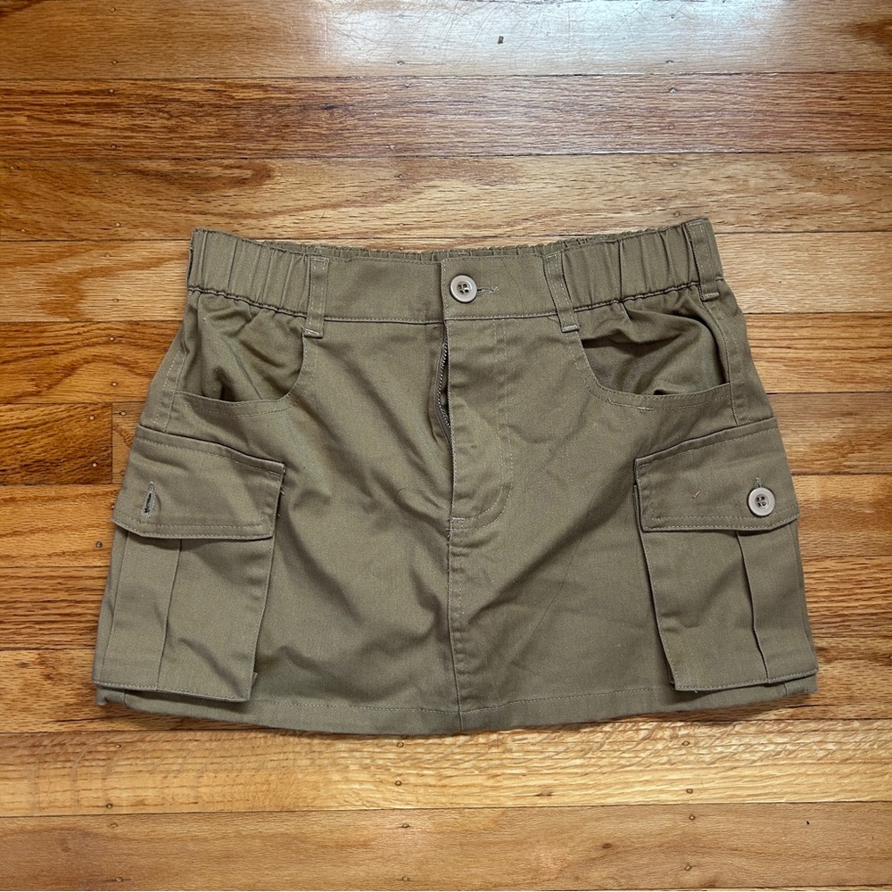 Cargo Mini Skirt with Pockets